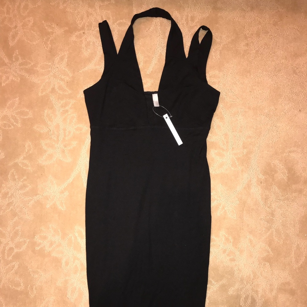 ASOS Black Halter and Strapped Midi ☺️